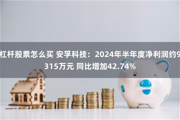 杠杆股票怎么买 安孚科技：2024年半年度净利润约9315万元 同比增加42.74%