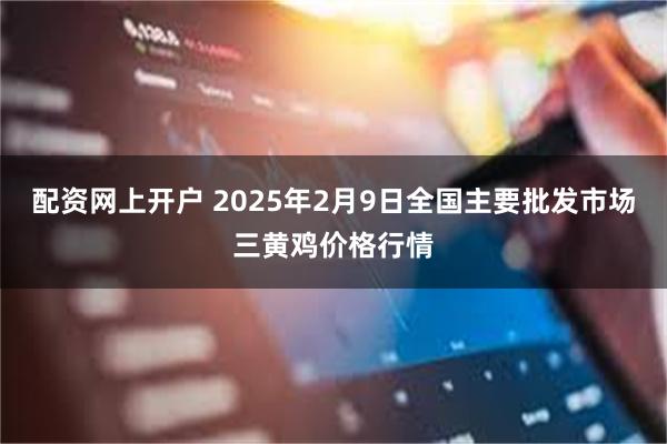 配资网上开户 2025年2月9日全国主要批发市场三黄鸡价格行情